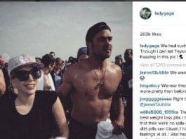 Lady Gaga and Taylor Kinney (c) Instagram