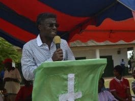 The Head Pastor of the Trinity Baptist Church (TBC), Reverend Kingsley Appiagyei