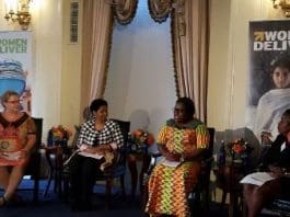 Nana Oye Lithur Minister of Gender, championing the Ghanaian gender agenda at a global forum