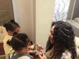 Nadia Buari and daughters (Instagram)