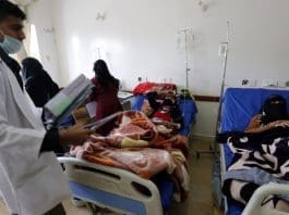 Yemen cholera epidemic in Sanaa
