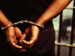 arrested