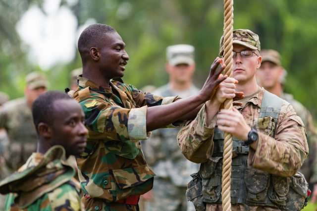 GAF-US-ARMY Ghana Armed Forces train US soldiers