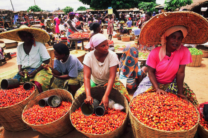 Market in Ghana