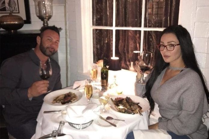 Roger Mathews and Jenni JWoww Farley (c) Instagram