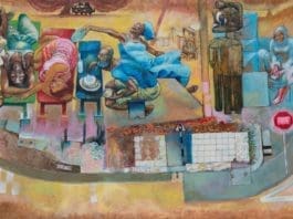 Galle Winston Kofi Dawson (2019), Acrylic on Canvas.