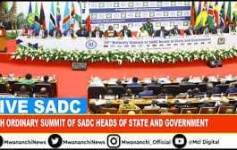 SADC 39th Summit in Tanzania held during August 17-18, 2019
