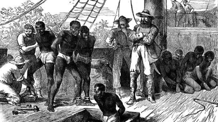 slaves on slave ship trans-Atlantic slave-trade