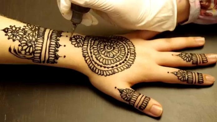 Nubian henna tattoos