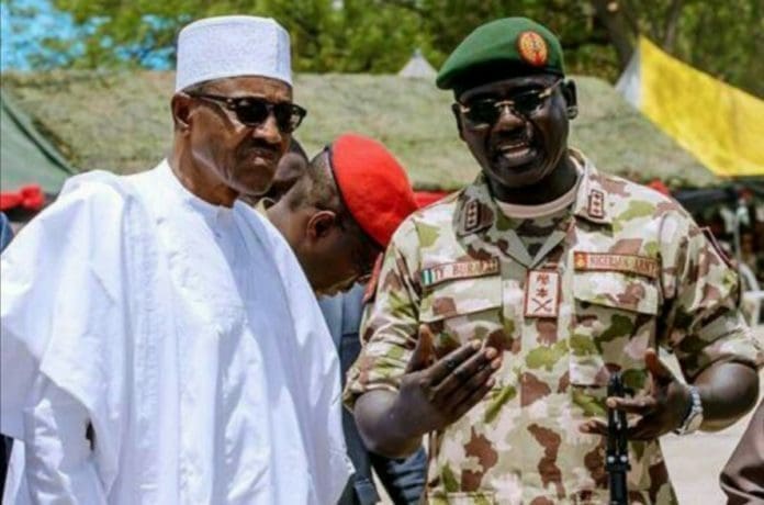 Buratai With Buhari