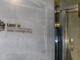 Photo taken on Feb. 28, 2020 shows the exterior of London Stock Exchange Group in London, Britain. British stocks decreased on Friday, with the benchmark FTSE 100 Index down by 3.18 percent, or 215.79 points, to close at 6,580.61 points. (Xinhua/Han Yan)