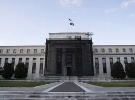 Photo taken on March 15, 2020 shows the U.S. Federal Reserve building in Washington D.C., the United States. The U.S. Federal Reserve on Sunday cut its benchmark interest rate by a full percentage point to near zero and will increase its bond holdings by at least 700 billion U.S. dollars amid mounting fears over the COVID-19 outbreak. (Xinhua/Liu Jie)