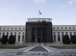 Photo taken on March 15, 2020 shows the U.S. Federal Reserve building in Washington D.C., the United States. The U.S. Federal Reserve on Sunday cut its benchmark interest rate by a full percentage point to near zero and will increase its bond holdings by at least 700 billion U.S. dollars amid mounting fears over the COVID-19 outbreak. (Xinhua/Liu Jie)
