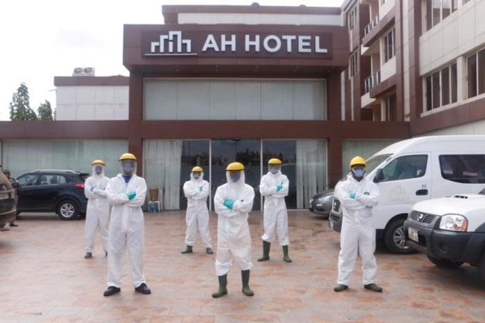 Zoomlion Disinfects AH Hotel