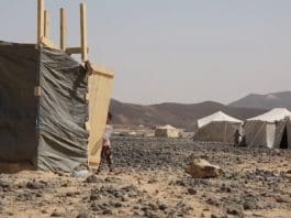 IDPs camp in Marib for families who escaped the increased clashes in Al Jawf Governorate Northern Yemen. Credit: Abdullah Algaradi/ICRC