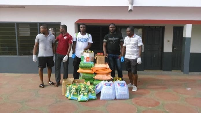 Pro Fighting Factory Ghana Donates