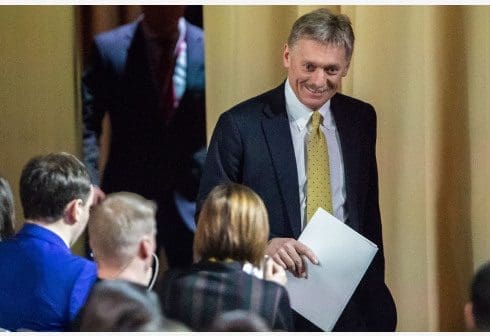 MOSCOW, May 12, 2020 (Xinhua) -- File photo taken on Dec. 19, 2019 shows Kremlin spokesman Dmitry Peskov at Russian President Vladimir Putin's annual press conference in Moscow, Russia. Kremlin spokesperson Dmitry Peskov has been hospitalized after contracting COVID-19, Russian media reported Tuesday. (Xinhua/Bai Xueqi) MOSCOW, May 12, 2020 (Xinhua) -- File photo taken on Dec. 19, 2019 shows Kremlin spokesman Dmitry Peskov at Russian President Vladimir Putin's annual press conference in Moscow, Russia. Kremlin spokesperson Dmitry Peskov has been hospitalized after contracting COVID-19, Russian media reported Tuesday. (Xinhua/Bai Xueqi)