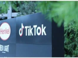 CULVER CITY (U.S.), Aug. 23, 2020 (Xinhua) -- Photo taken on Aug. 21, 2020 shows a logo of the video-sharing social networking company TikTok's Los Angeles Office in Culver City, Los Angeles County, the United States. TikTok confirmed Saturday that it will file a lawsuit against the Trump administration over an executive order banning any U.S. transactions with its parent company ByteDance. (Xinhua)