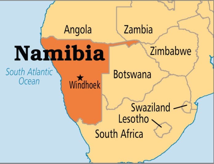 Namibia Map