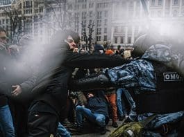 Supporters Of Detained Russian