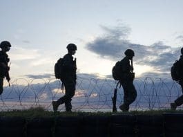 FILED - South Korean marines patrol a beach of the western border island of Yeonpyeong in September. A top North Korean official has vowed to ignore US attempts to establish contact until Washington has met Pyongyang's conditions, indicating any movement on the debate about its nuclear weapons programme remains a long way away. Photo: -/YNA/dpa