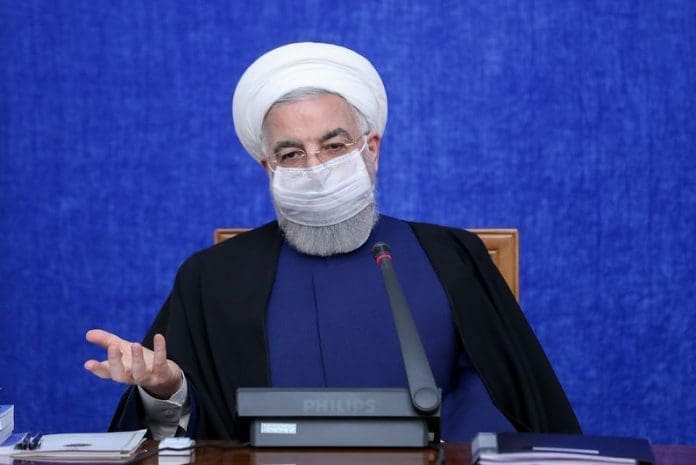 FILED - Iranian President Hassan Rouhani speaks during a Government Economic Staff meeting. Top diplomats from Iran, Russia, China, France, Britain and Germany will meet in Vienna Tuesday to try to save the 2015 nuclear deal Photo: -/Iranian Presidency/dpa - ATTENTION: editorial use only and only if the credit mentioned above is referenced in full FILED - Iranian President Hassan Rouhani speaks during a Government Economic Staff meeting. Top diplomats from Iran, Russia, China, France, Britain and Germany will meet in Vienna Tuesday to try to save the 2015 nuclear deal Photo: -/Iranian Presidency/dpa - ATTENTION: editorial use only and only if the credit mentioned above is referenced in full