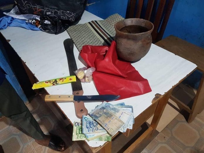 Social Police Ritual sacrifice for money rituals