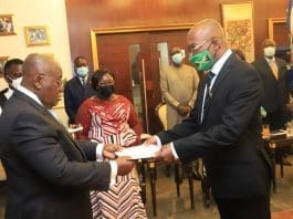 President Akufo-Addo and Envoys
