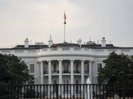 Photo taken on May 4, 2021 shows the White House in Washington, D.C., the United States. U.S. President Joe Biden said Tuesday that he expects to hold a meeting with Russian President Vladimir Putin during his trip to Europe in June. (Xinhua/Liu Jie)