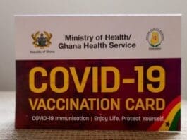 COVID-19 vaccination card