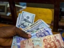 U.S Dollars and Ghana Cedi