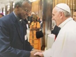 Bishop Baawobr and the Pope