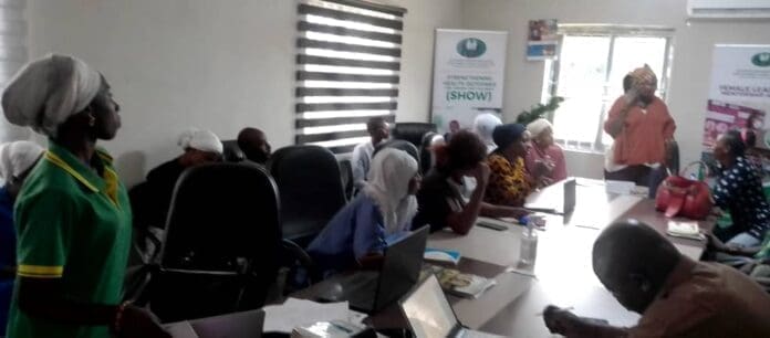 The participants at the training on sexual violence in Tamale