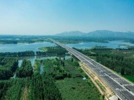 Beijing-Taipei expressway, a smart expressway that is expected to link Beijing and Taipei, southeast China’s Taiwan, upon completion. (Photo/Courtesy of Shandong Hi-Speed Group)