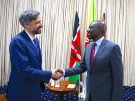 Alvaro Lario President Of The International Fund For Agricultural Development Ifad With William Ruto President Of Kenya