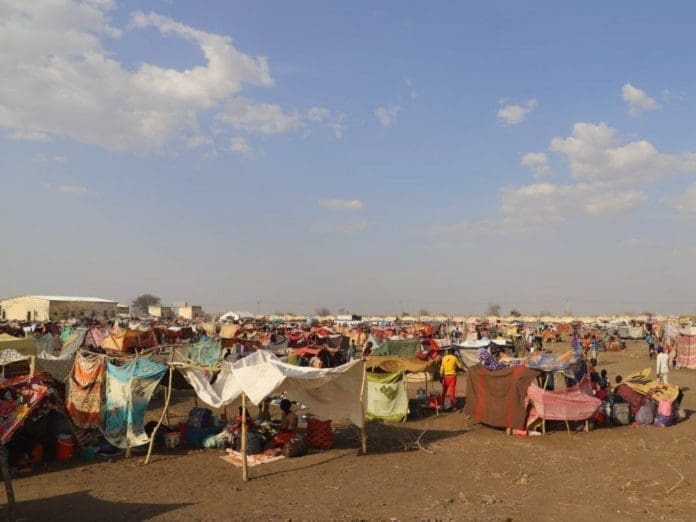 People fleeing the violence arrive in South Sudan. Photo: IOM/Kennedy Omondi 2023