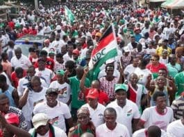 NDC supporters in Volta Region