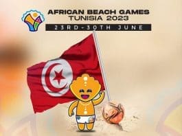 African Beach Games Logo Team Ghana