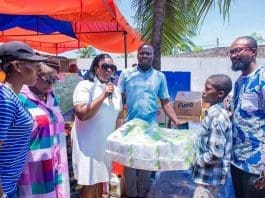Madam Obuobia Opoku-Darko donates to children's home