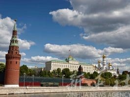 Russian Yars intercontinental ballistic missile systems and other armoured vehicles drive past the Kremlin wall after a military parade on Victory Day, which marks the 78th anniversary of the victory over Nazi Germany in World War Two, in Moscow, Russia May 9, 2023. REUTERS/Maxim Shemetov