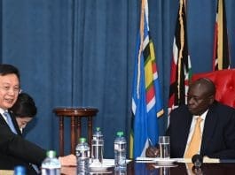 Kenyan DP meets Xinhua president