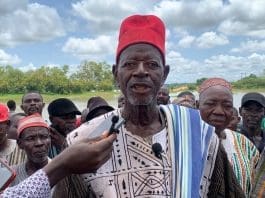 Naba Thomas Azubire II, the Chief of Vea