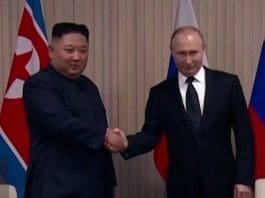 Kim Jong Un and Vladimir Putin