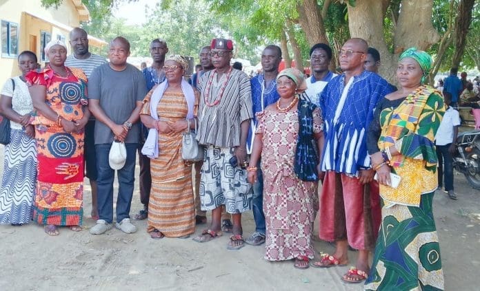 Members Of The Flood Committee Of The Tongu Kings Queens Union In A Pose With The Mp For North Tongu Samuel Okudzeto Ablakwa Members Of The Flood Committee Of The Tongu Kings Queens Union In A Pose With The Mp For North Tongu Samuel Okudzeto Ablakwa