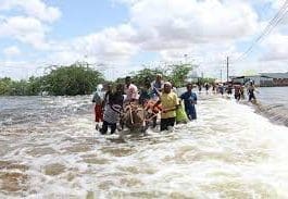 Flood victims in Somalia
