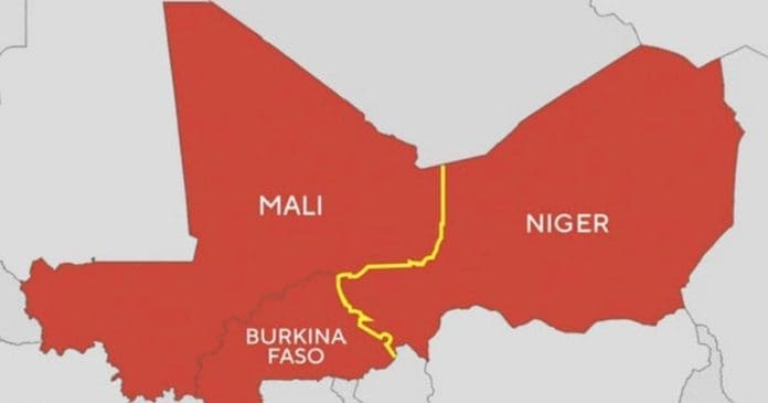 Alliance Of Sahel States Map Alliance Of Sahel States Map