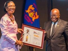 Dr. Kate Quartey-Papafio honored by President Akufo-Addo