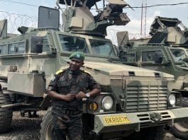 Photo taken on Jan. 16, 2024 shows Lieutenant General Fall Sikabwe, coordinator of military operations of DRC's military in North Kivu, in Goma, capital of North Kivu province, eastern Democratic Republic of the Congo. The military of the Democratic Republic of the Congo (DRC) on Tuesday announced in Goma the start of joint military operations with military elements of the Southern African Development Community (SADC), a regional bloc, in the eastern part of the country. (Photo by Alain Uyakani/Xinhua)