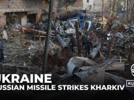 Ukraine under air raid
