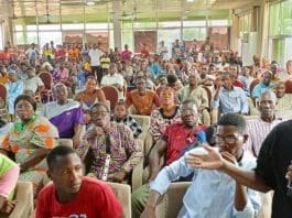 A section of community members at the stakeholder’s forum